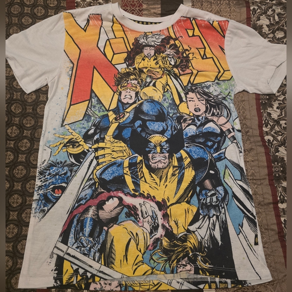 2for$15/Y2K X-Men T Shirt Men's Marvel Comics All Over Graphic Cartoon Wolverine